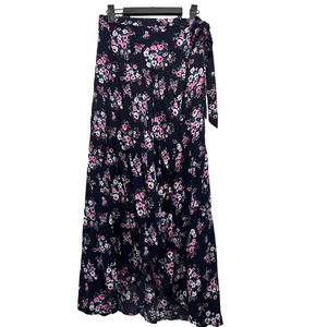 Forever 21 Navy Floral Wrap Skirt – Size Medium